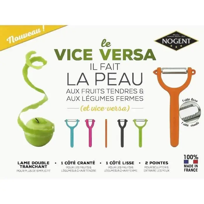 Eplucheur nogent vice versa couleur assorti