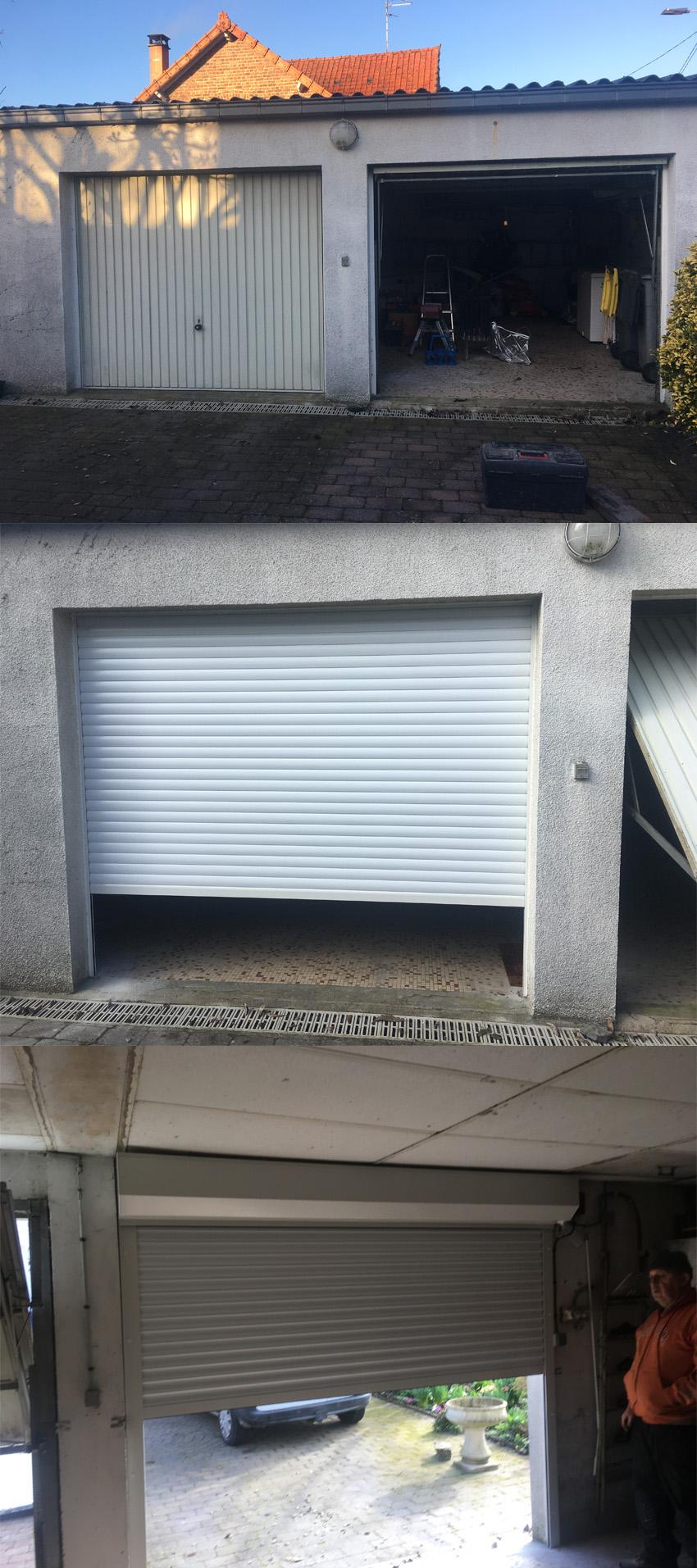 Remplacement d une premiere porte de garage