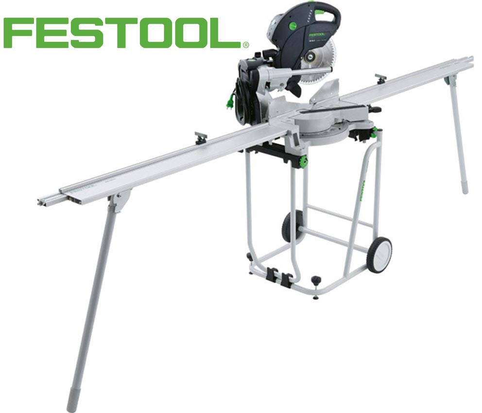 Scie onglet festool ks120 pour notre atelier mobil